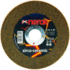 DISCO DE CORTE FINO  ( NEROX )  ZC46 X-BF    ZIRCO-CERAMIC   125x1.6x22,2