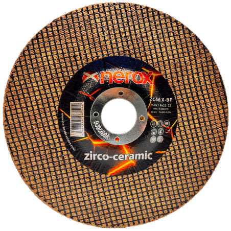 150x1.6 DISCO DE CORTE FINO  ( NEROX )  ZC46 X-BF ZIRCO-CERAMIC   ( Cóncavo )